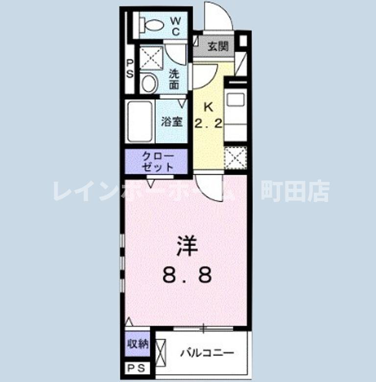 シトラスコート 本厚木(1K/5階)の間取り写真