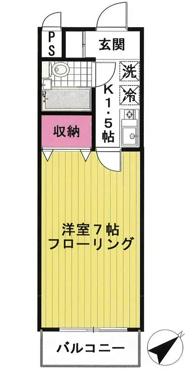 マンションアクロス西巣鴨 7階階 間取り