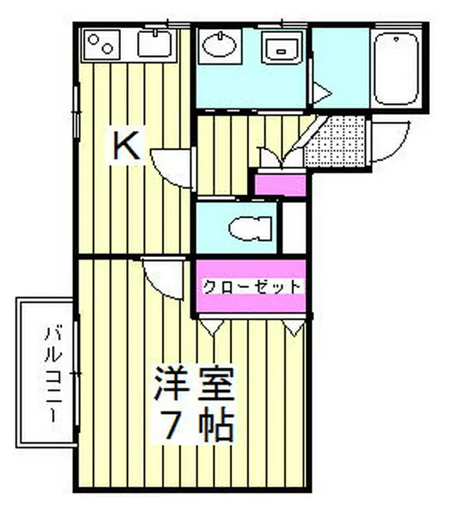西川口AKTハウス 1階階 間取り