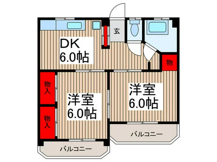 フォレストフィールド 4階階 間取り