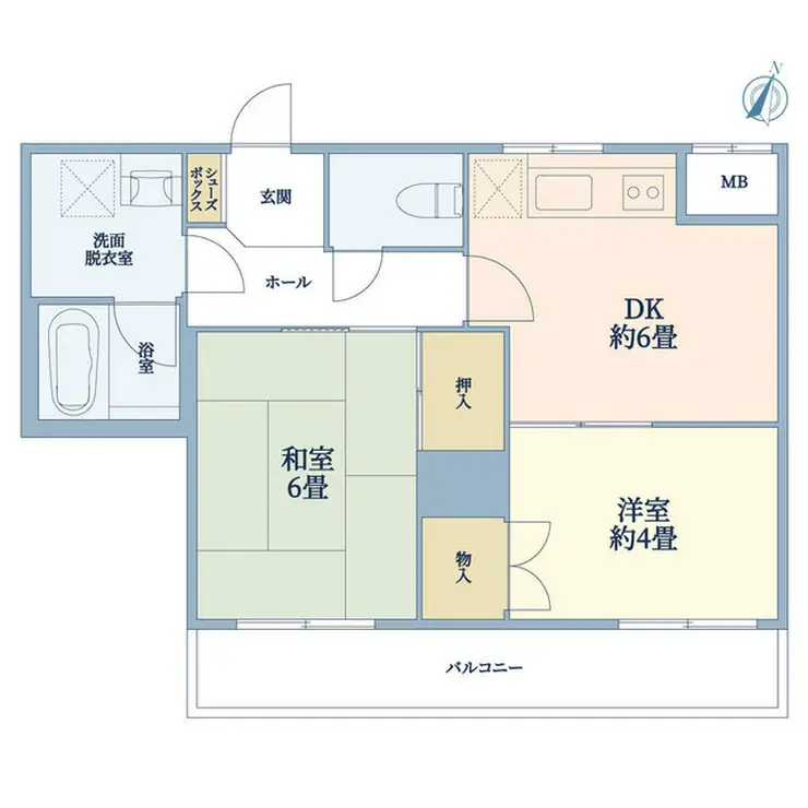 仙ノ倉ハイツ 1階階 間取り