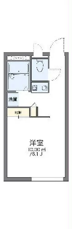 レオパレスハーモニー 2階階 間取り