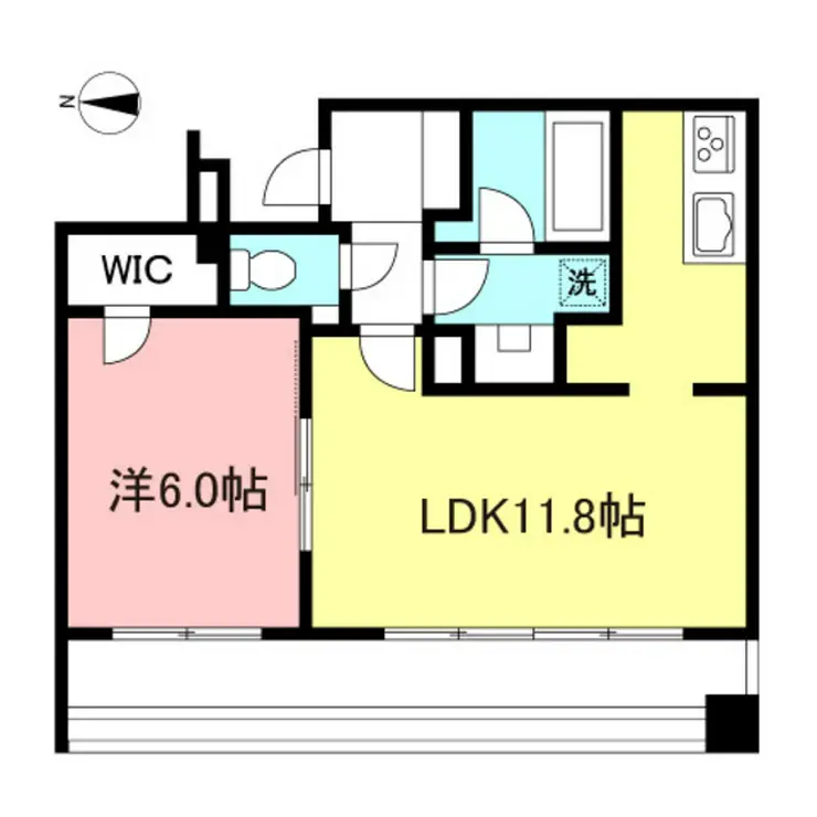 エスティメゾン笹塚 3階階 間取り