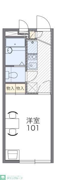 レオパレスMASA94(1K/3階)の間取り写真