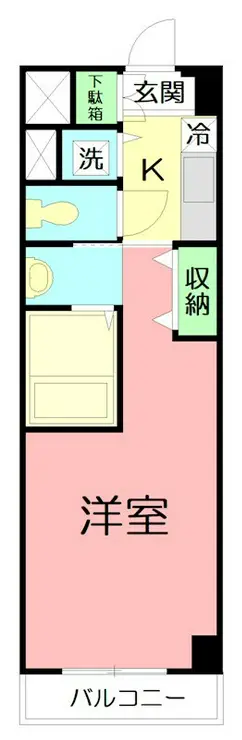 ラヴァージュ小町 3階階 間取り