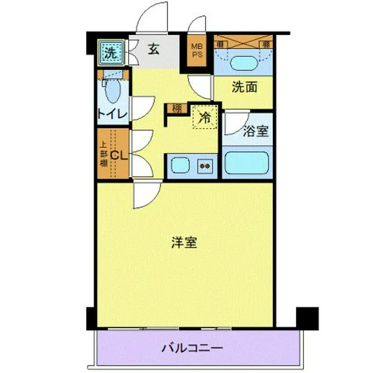 ルーブル高円寺弐番館 6階階 間取り