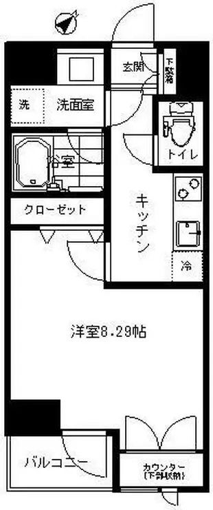スカイコートパレス池袋 7階階 間取り