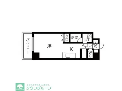 スペリオルクラブ(ワンルーム/11階)の間取り写真