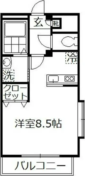 ガレットVIII 4階階 間取り