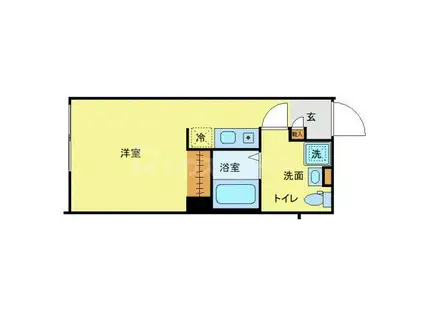 NOVEL COURT 西新井(ワンルーム/2階)の間取り写真