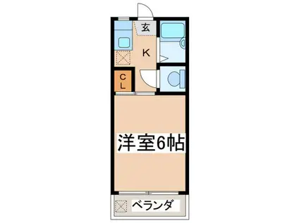セントラルマンション1号館(1K/3階)の間取り写真