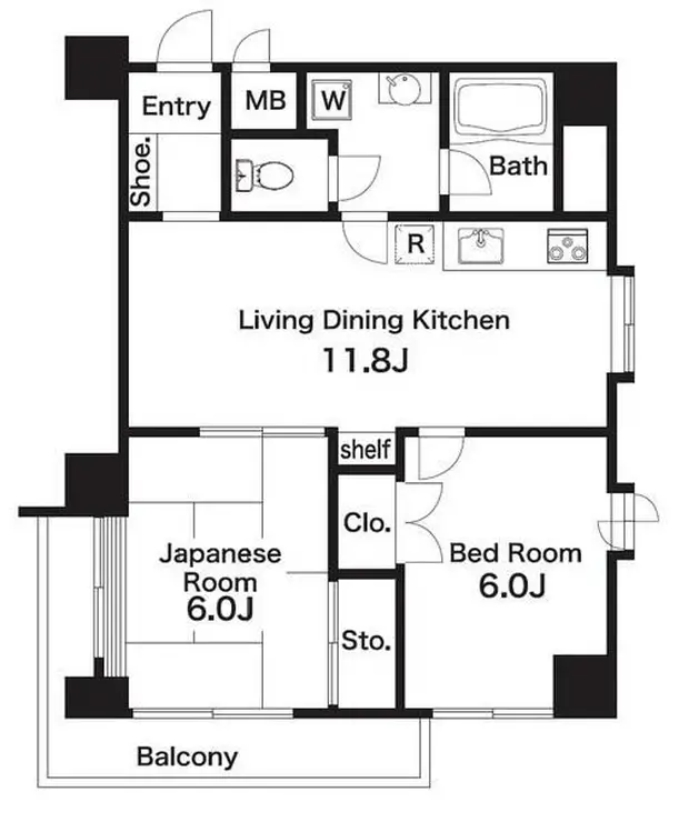 ライブ赤羽 10階階 間取り