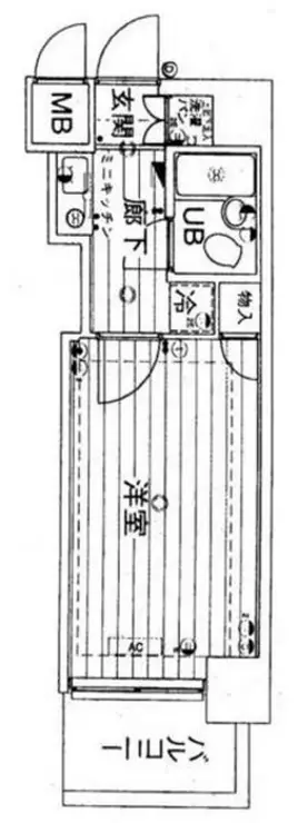 グランレーブ都立大学 5階階 間取り