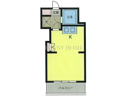 トップ明大前第三(ワンルーム/5階)の間取り写真