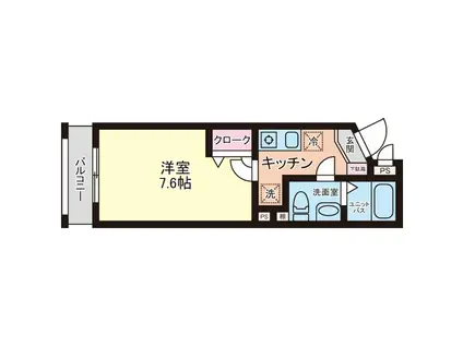 プライム西荻窪(1K/3階)の間取り写真