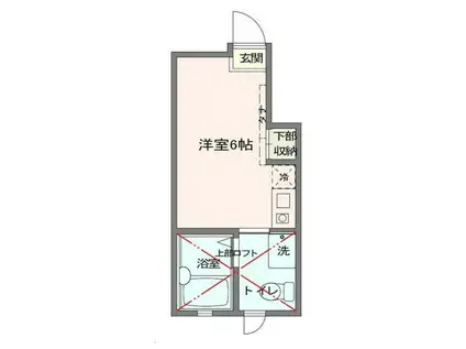 SEBO SEBO高田(ワンルーム/1階)の間取り写真