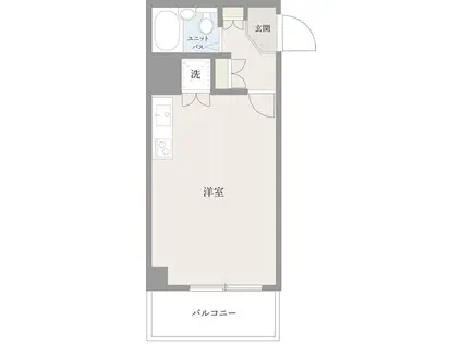 練馬ダイカンプラザシティ(ワンルーム/3階)の間取り写真