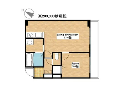 シャーメゾンセレジェイラ(1LDK/3階)の間取り写真