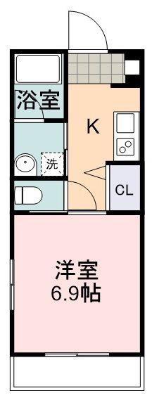 サリーレ本郷町(1K/5階)の間取り写真
