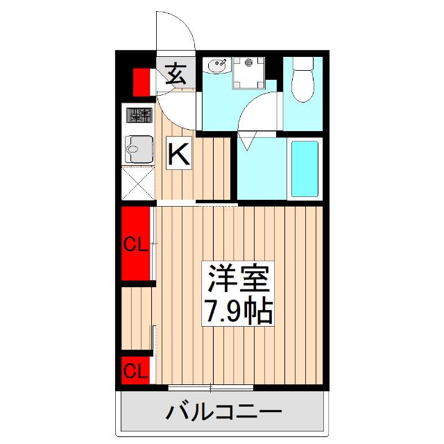 リブリ・テネロス(1K/3階)の間取り写真