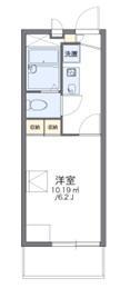 レオパレスプラテリーアI(1K/2階)の間取り写真