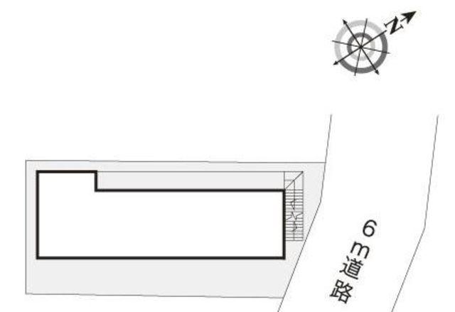レオパレス上溝第2(1K/1階)の間取り写真