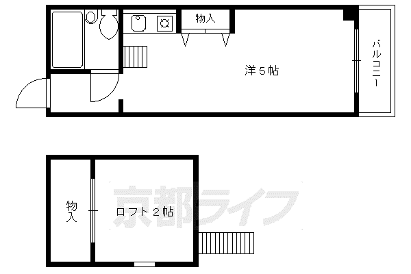 クラブハウス(ワンルーム/3階)の間取り写真