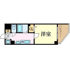 ベレーサ金山(1K/3階)の間取り写真