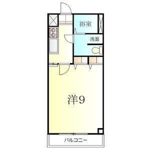 加木屋ビル102(1K/2階)の間取り写真