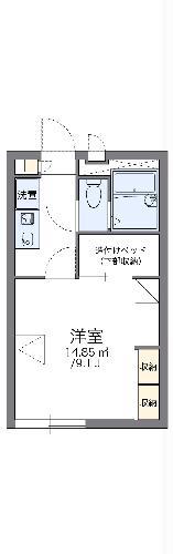 レオパレスパストラル(1K/2階)の間取り写真