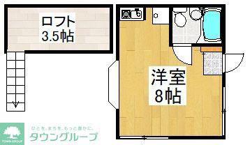 シティ青柳(ワンルーム/1階)の間取り写真