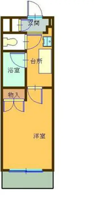 サンフェリカ八王子 2階階 間取り