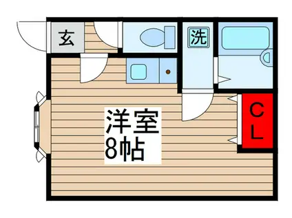コンフォート我孫子(ワンルーム/1階)の間取り写真