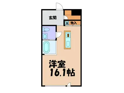 コレクション名駅III(ワンルーム/5階)の間取り写真