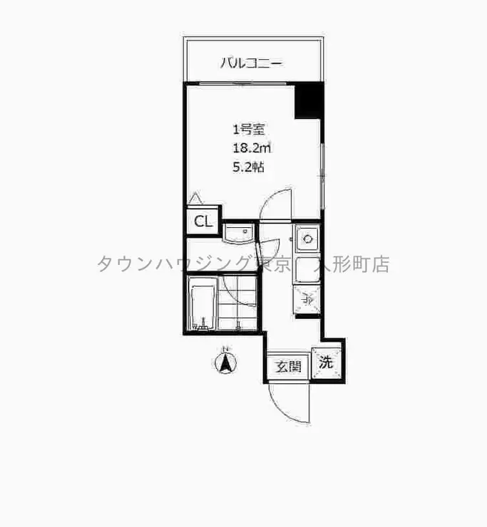銀座アパートメントハウス 7階階 間取り