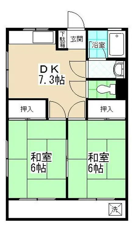 アメニティメゾン水元 3階階 間取り