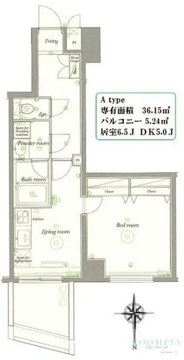 ブライズ早稲田東 1階階 間取り