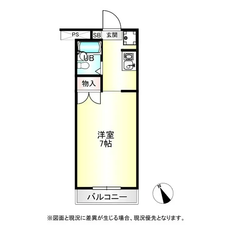 メゾン花野菜 3階階 間取り