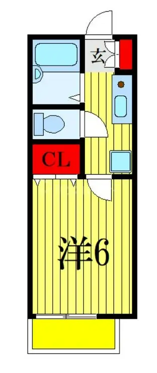 クレストホームズ本八幡 1階階 間取り