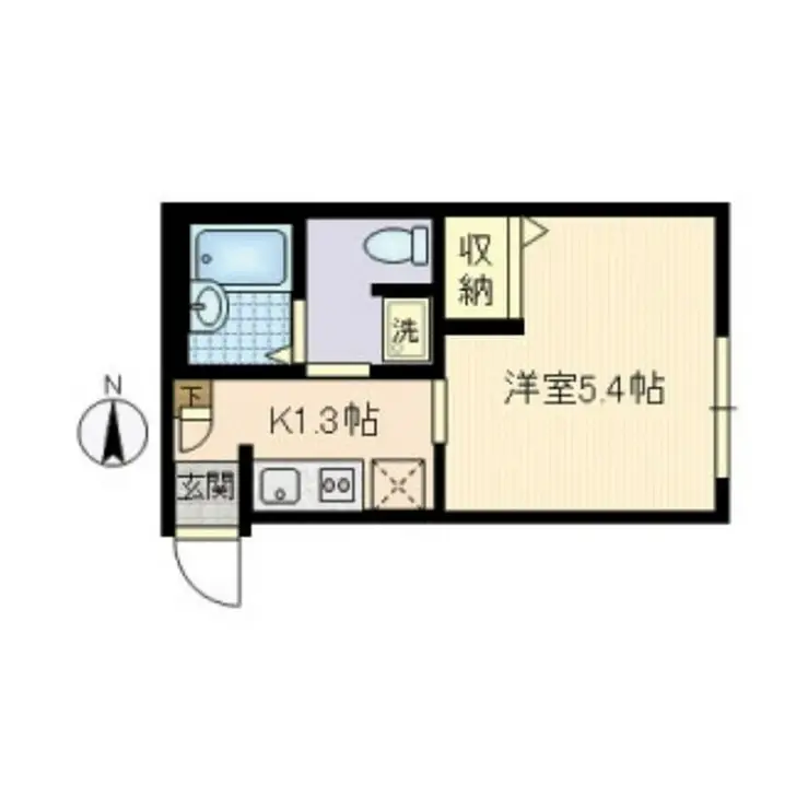 ジュネス新川崎 2階階 間取り