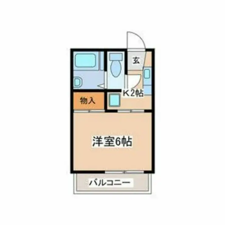シャトル森野 2階階 間取り