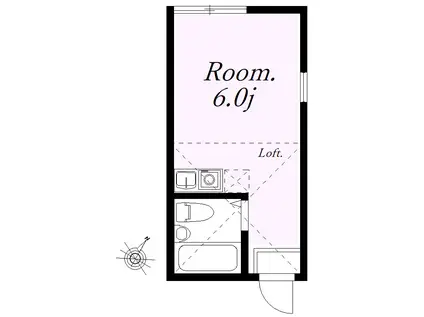 ユナイト大口スコティッシュロード(ワンルーム/1階)の間取り写真