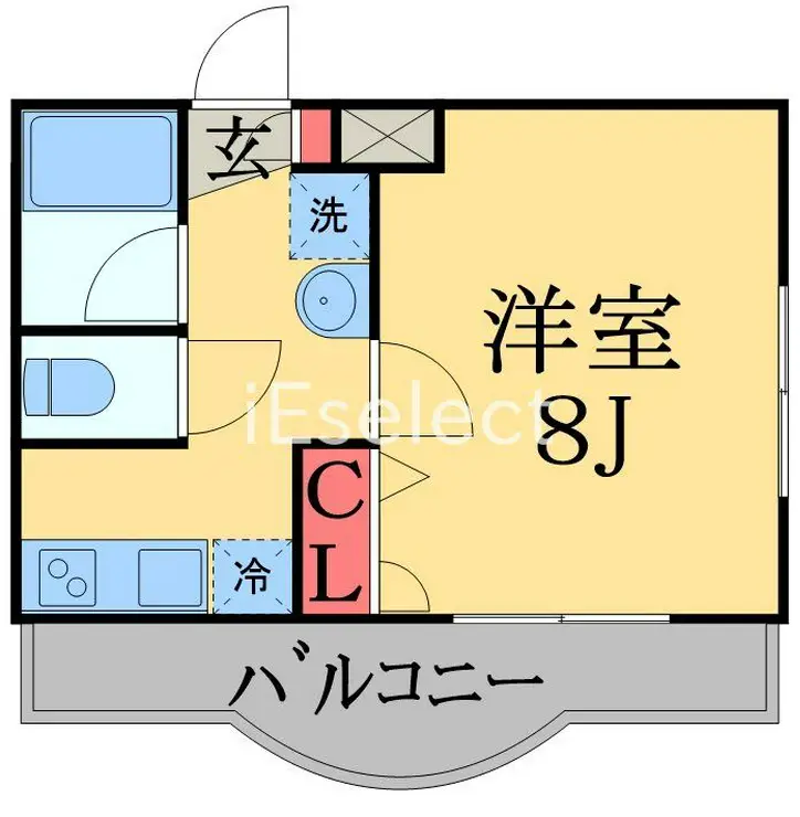 プラージュ美浜 2階階 間取り