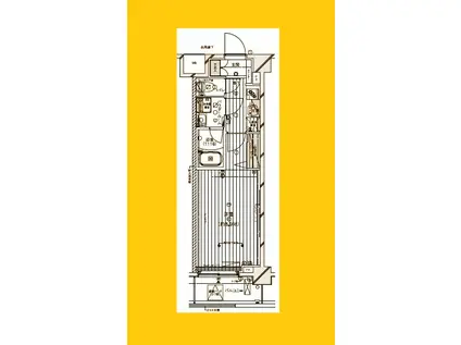 MAIN STAGE横濱黄金町(1K/7階)の間取り写真