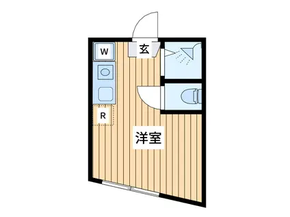 ティーエム古川町(ワンルーム/1階)の間取り写真