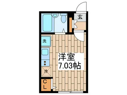 アーバンステージ本駒込(ワンルーム/3階)の間取り写真