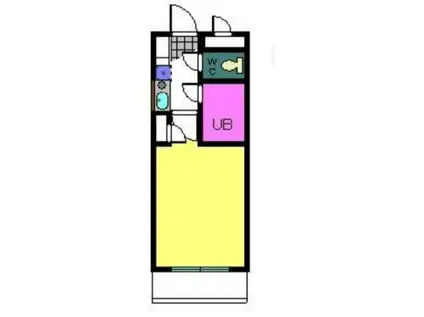 シャルマンフジ堺東壱番館(1K/2階)の間取り写真