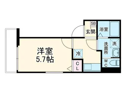 AZALEA COAUT(1K/1階)の間取り写真