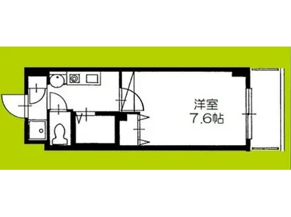 Mプラザ蒲生四駅前(1K/4階)の間取り写真