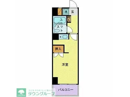 吉野屋ビルリーフコート(ワンルーム/7階)の間取り写真